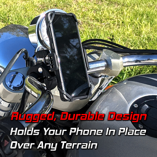 Bike Phone Mount Universal Adjustable Handlebar Cradle for Road Motorcycle & Mountain Bicycle for iPhone Samsung