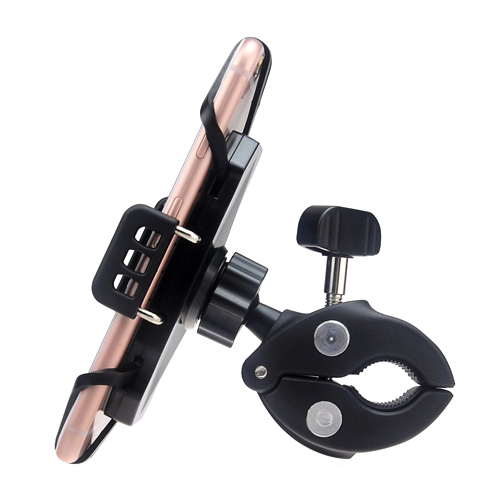Bike Phone Mount Universal Adjustable Handlebar Cradle for Road Motorcycle & Mountain Bicycle for iPhone Samsung