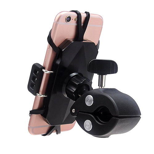 Bike Phone Mount Universal Adjustable Handlebar Cradle for Road Motorcycle & Mountain Bicycle for iPhone Samsung