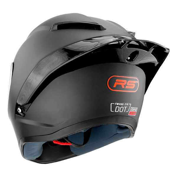 Full Face Motorcycle Helmet Matte Black or Gloss Black S M L XL XXL Dark  tinted visor