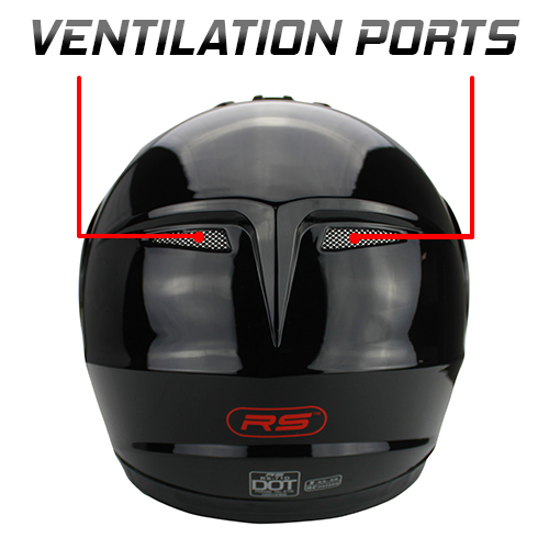 Flip-up Scratch Resistant Visor w/ Vent Ports DOT Full Face Motorcycle Helmet 