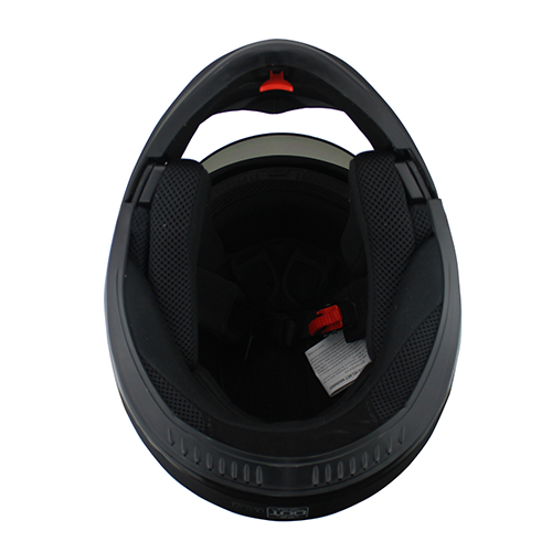 Full Face Modular Flip Up DOT Motorcycle Helmet with Dual Visor Matte Black
