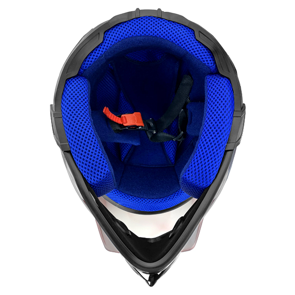 Gloss Red Motocross Dirt Bike Helmet DOT Approved